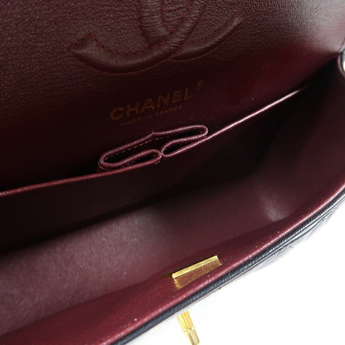 CHANEL Quilted CC GHW Classic 23cm Chain Shoulder Bag A01113 Lambskin Black