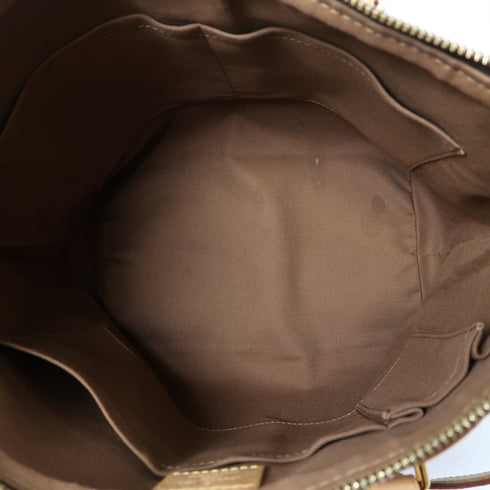 LOUIS VUITTON LV GHW Palermo PM 2 Way Shoulder Bag M40145 Monogram Brown v10