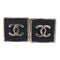 CHANEL CC Earrings Accessories Metal Gold Black v1