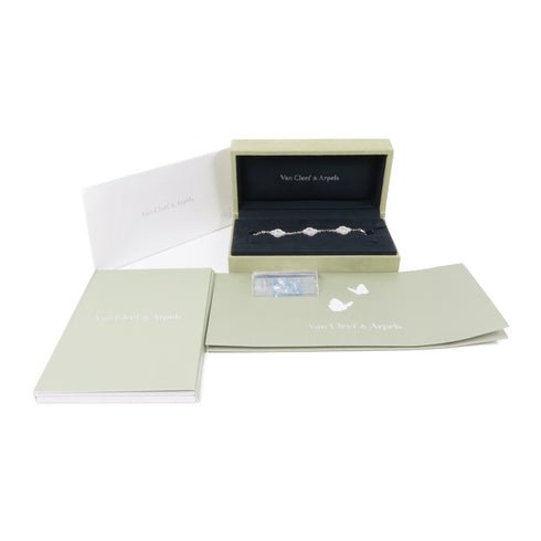 Van Cleef & Arpels Vintage Alhambra Bracelet VCARA41500 18K White Gold/Diamond