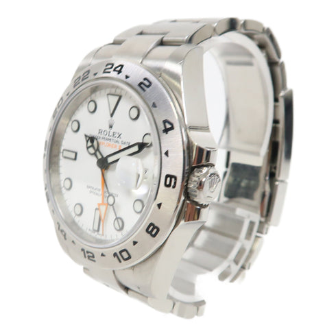 ROLEX Explorer II 42mm Automatic Watch 216570 (Year 2019) Stainless Steel White