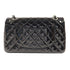 CHANEL Quilted CC SHW CF 25cm Classic Flap Shoulder Bag A01112 Patent Leather