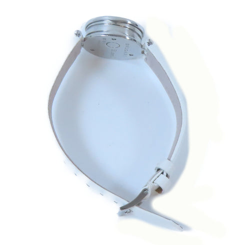 BVLGARI B-zero1 Quartz Watch BZ23S Stainless Steel Leather Blue