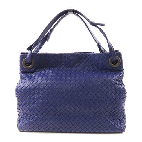 BOTTEGA VENETA BV Shoulder Bag Lambskin Leather Blue