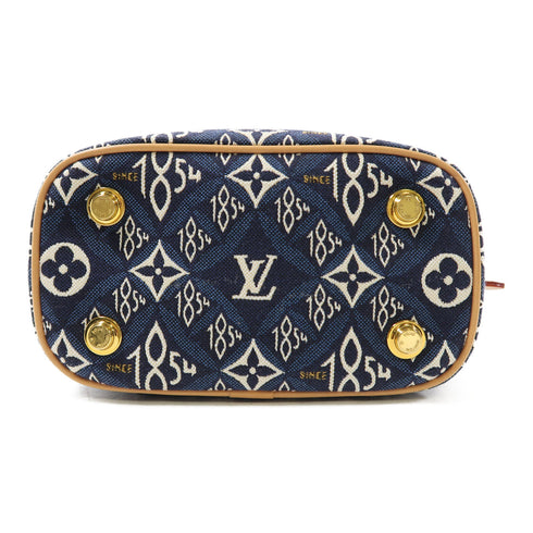 LOUIS VUITTON GHW Since 1854 Vanity NV 2 Way Bag M57403 Monogram Jacquard Blue v1