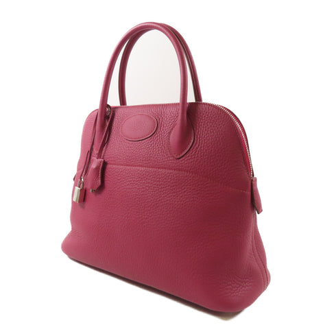 HERMES PHW Bolide 31 2 Way Bag Clemence Leather Ruby