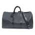 LOUIS VUITTON LV SHW Keepall 55 Boston Travel Bag N41413 Damier Graphite Gray