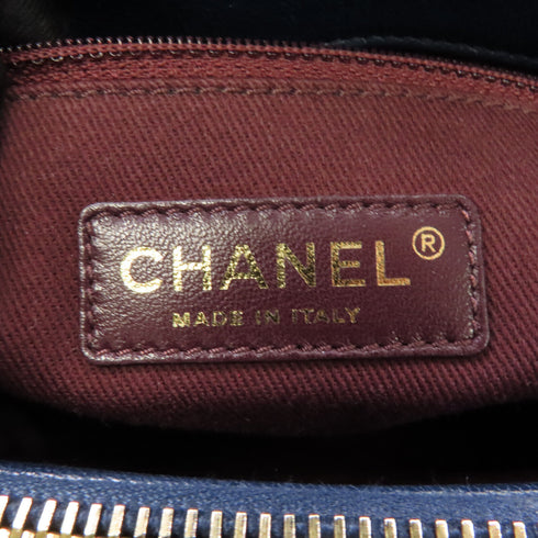 CHANEL Quilted CC GHW Chain Shoulder Bag Patent Leather Green