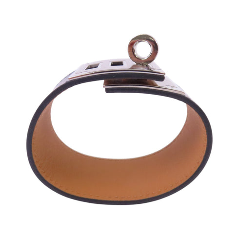HERMES PHW Kelly Dog Bangle Bracelet Box Leather