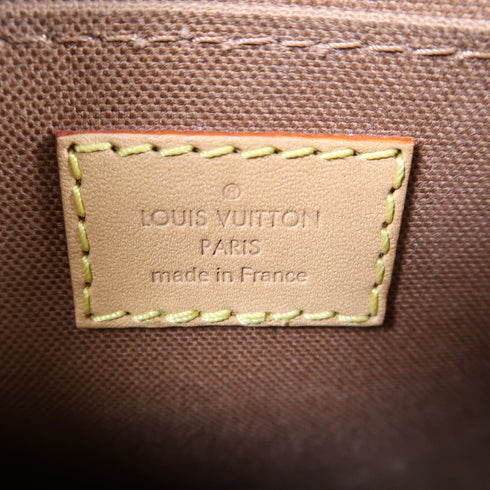 LOUIS VUITTON LV Petit Sac Plat 2 Way Shoulder Bag Handbag M69442 Monogram Brown v2