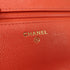 CHANEL Quilted CC GHW Wallet On Chain Shoulder Bag Caviar Leather Red