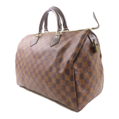 LOUIS VUITTON LV GHW Speedy 35 Handbag N41523 Damier Brown