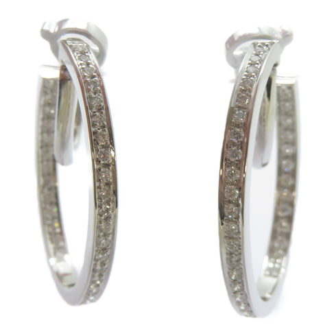 Chaumet Josephine Diamond Earrings 18K White Gold