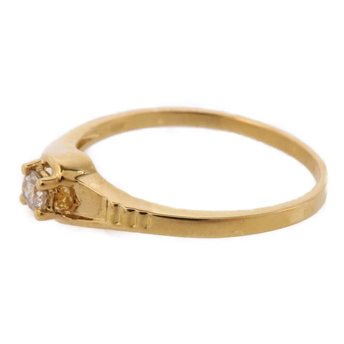 JEWELRY Diamond Ring 18K Yellow Gold US#7