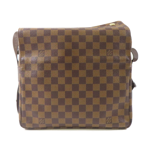 LOUIS VUITTON LV GHW Naviglio Shoulder Bag N45255 Damier Brown
