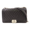 CHANEL CC SHW Boy 28 Chain Shoulder Bag Calfskin Leather Black v1