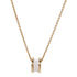 BVLGARI B-Zero1 Necklace 18K Yellow Gold Ceramic Gold/White