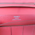 HERMES PHW Bearn Long Wallet Veau Epsom Leather Blanc White Rose Jaipur Red