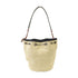 CHANEL CC SHW Bucket Bag Shoulder Bag Canvas Beige