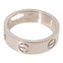 CARTIER Love Ring B4084700 18K White Gold Cartier#52 US#5.75