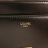 CELINE GHW Small 16 2 Way Shoulder Bag Handbag Calfskin Leather Black
