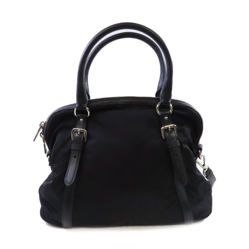 PRADA SHW Handbag Shoulder Bag Crossbody Nylon BL0912 Black