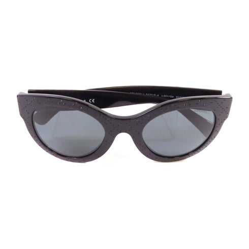 CHANEL CC Sunglasses 5420-B-A PVC Rhinestones Black
