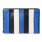 BALENCIAGA SHW Clutch 443658 Calfskin Leather Blue/Black/White