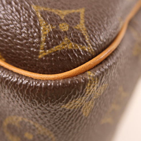 LOUIS VUITTON LV GHW Deauville Handbag M47270 Monogram Brown v2