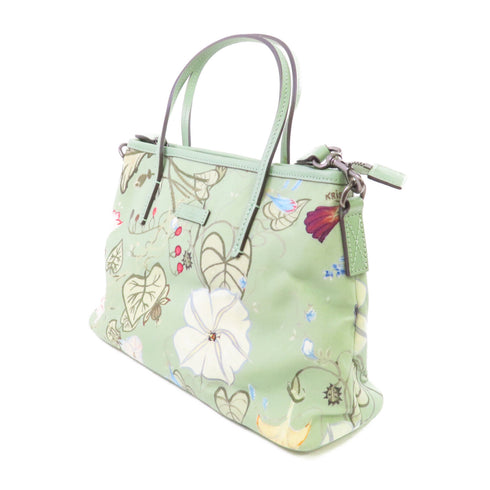 GUCCI GG Tote Bag Shoulder Bag Crossbody Canvas 353440 Green