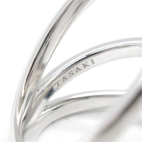 TASAKI Balance Unite Pearl 0.34ct Diamond Ring 18K White Gold US#6.25/JP#12