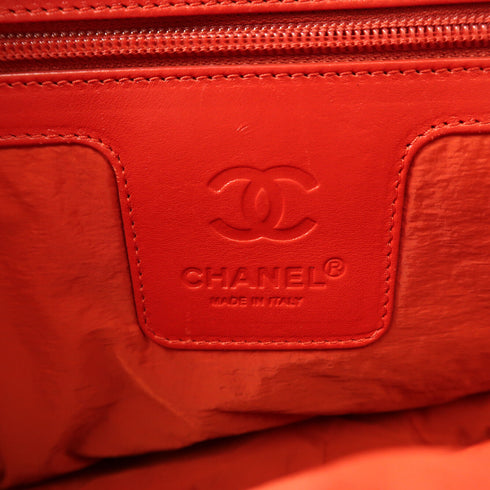 CHANEL CC SHW Coco Cocoon Hand Bag Canvas Black