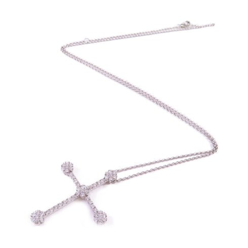 Ponte Vecchio 0.93ct Diamond Necklace 18K White Gold