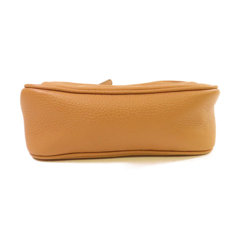 GUCCI GG GHW Soho Shoulder Bag Crossbody Calfskin Leather 308364 Beige