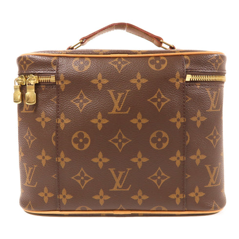 LOUIS VUITTON LV GHW Nice BB Handbag M42265 Monogram Brown v1