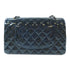 CHANEL Quilted CC SHW Classic Flap Chain Shoulder A01112 Pattern Leather Navy