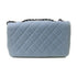 CHANEL CC Chain Shoulder Bag Calfskin Leather Light Blue