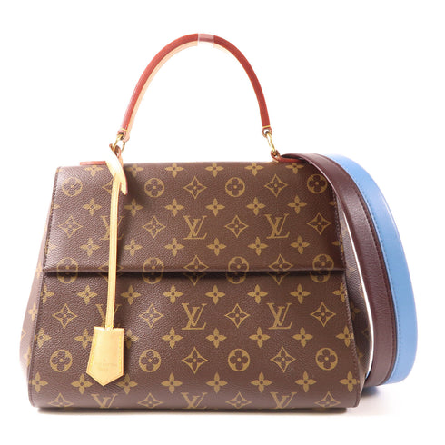 LOUIS VUITTON LV GHW Cluny 2 Way Shoulder Bag M46374 Monogram Brown