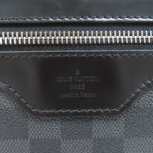 LOUIS VUITTON LV SHW Daniel MM Shoulder Bag N58029 Damier Graphite Black