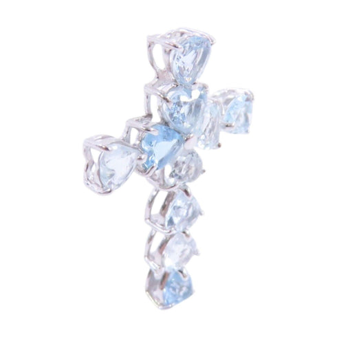 JEWELRY Tanzanite Pendant Top 18K White Gold