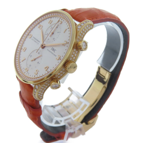 IWC Portuguese Automatic Watch IW500167 18K Pink Gold White