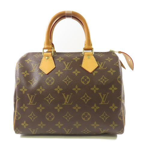 LOUIS VUITTON LV GHW Speedy 25 Hand Bag M41528 Monogram Brown v1