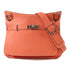 HERMES PHW Jypsiere 34 Shoulder Bag Clemence Leather Crevette/Pink