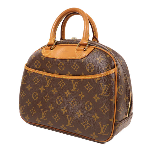 LOUIS VUITTON LV GHW Trouville Hand Bag M42228 Monogram Brown v2