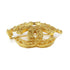 CHANEL CC Brooch Pin Metal Gold v1