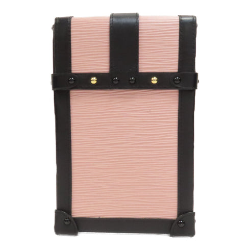 LOUIS VUITTON LV GHW Pochette Trunk Shoulder Bag M67872 Epi Pink