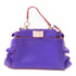 FENDI SHW 2 Way bag Calfskin Leather Purple