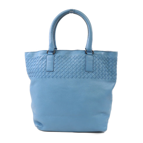 BOTTEGA VENETA BV Handbag/Tote Bag Calfskin Leather Blue