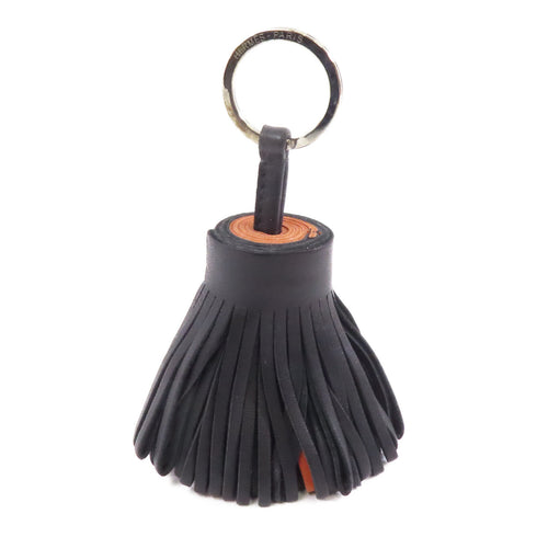 HERMES Carmen Charm Accessories Swift Leather Noir Potiron Black Brown