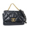 CHANEL Quilted CC GHW/SHW Chanel 19 Bag 2 Way Shoulder Bag Lambskin Black